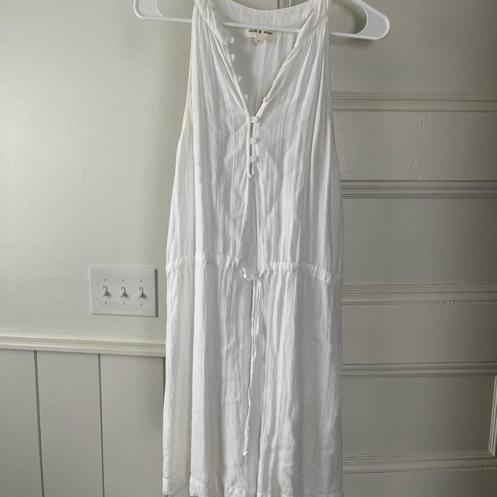 Cloth & Stone White Mini Dress